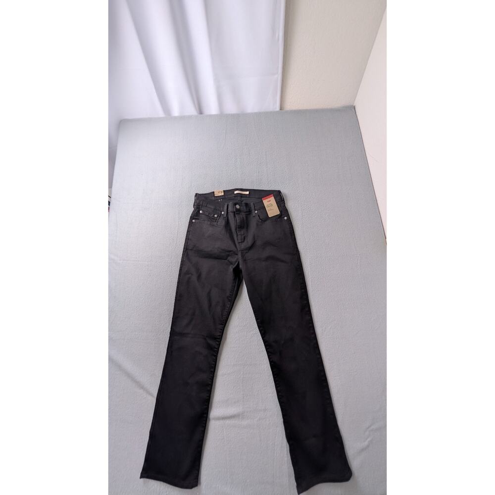 Levi's 724 High Rise Slim Straight Women's Jeans Black 32x30